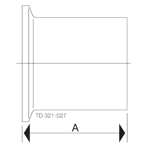 Tri-Clamp Ferrule, Medium